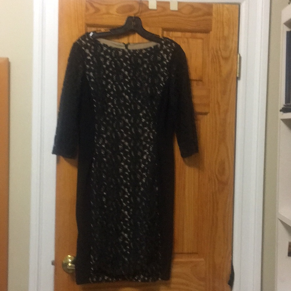 A black cocktail dress